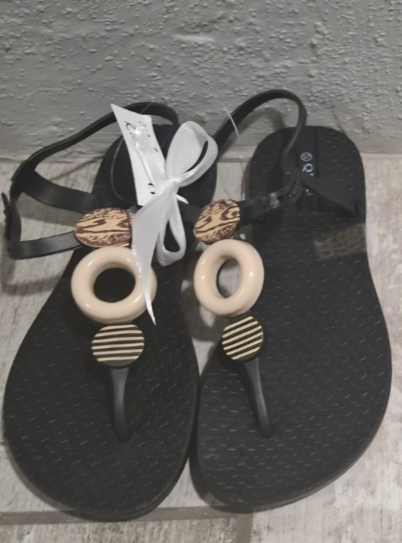 Jelly Sandals (Swart)