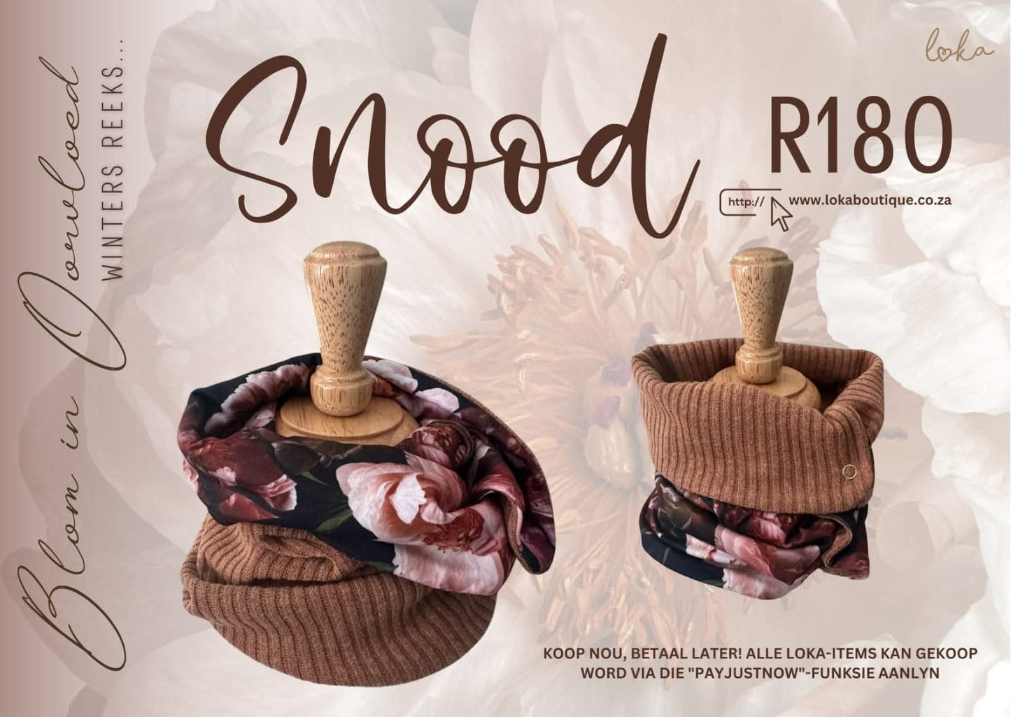 (2de Asem) Blom in oorvloed snood