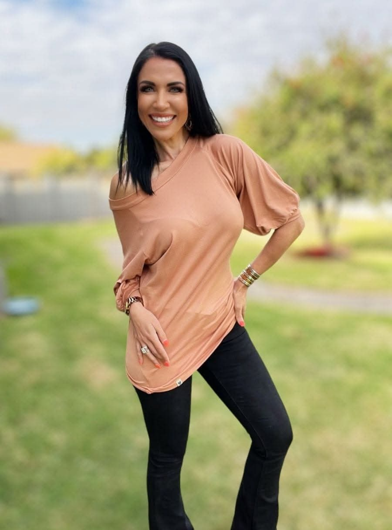 Lizelle Top (Caramel)