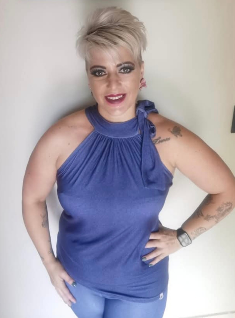 (2de Asem) Denim Diva Nammie Top