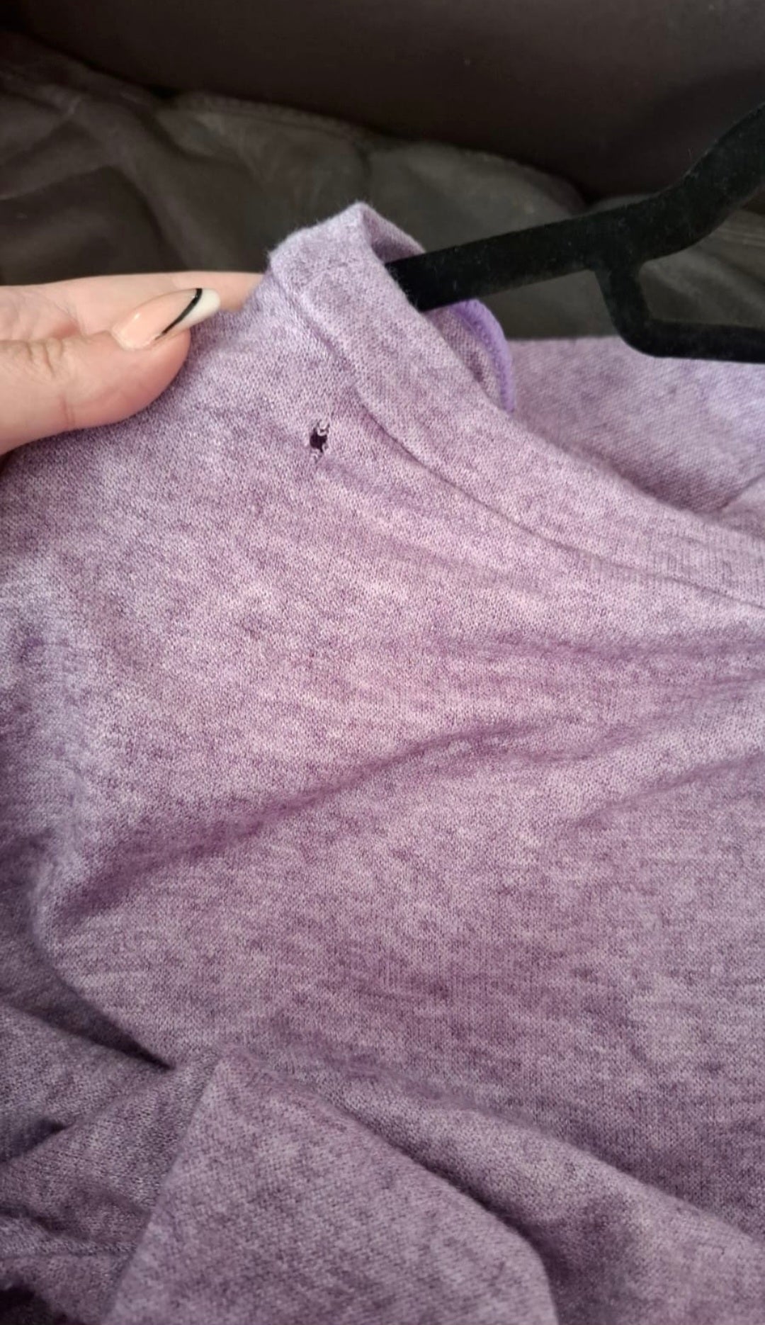 (2de Asem) Lilac Olnika Top