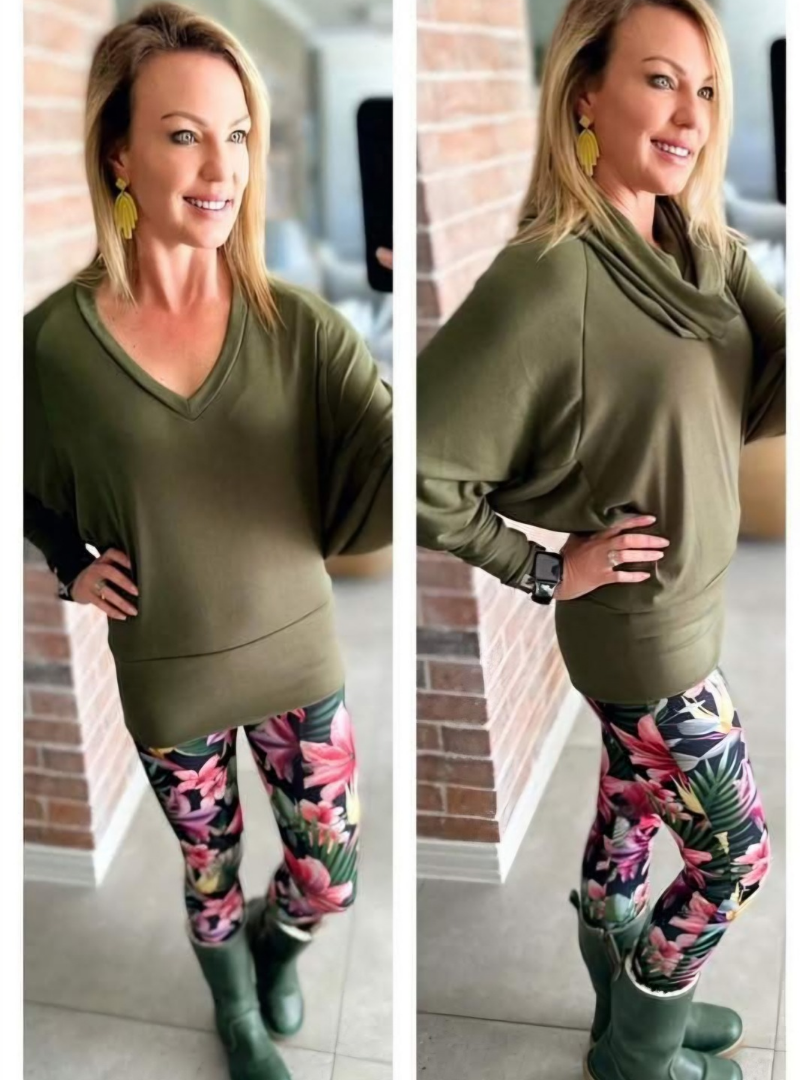 Carmi Top (Olyfgroen)