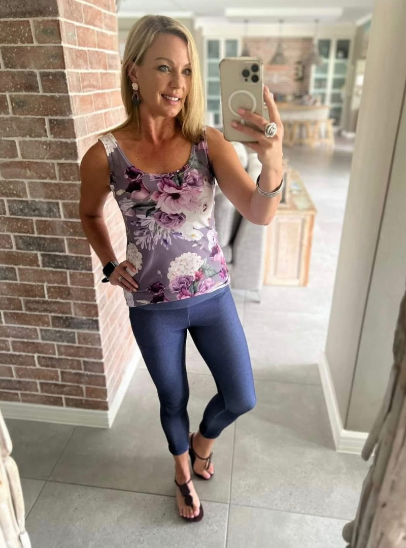 (2de Asem) Denim Diva Leggings