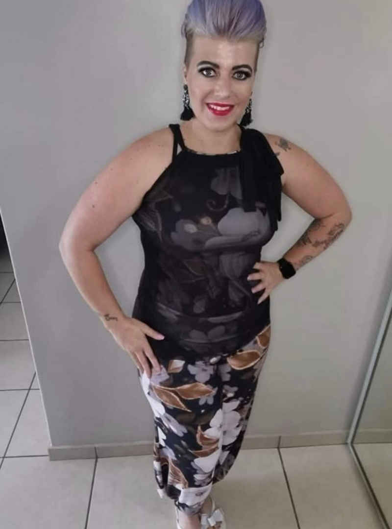 (2de Asem) Swart Mesh Drawstring toppie