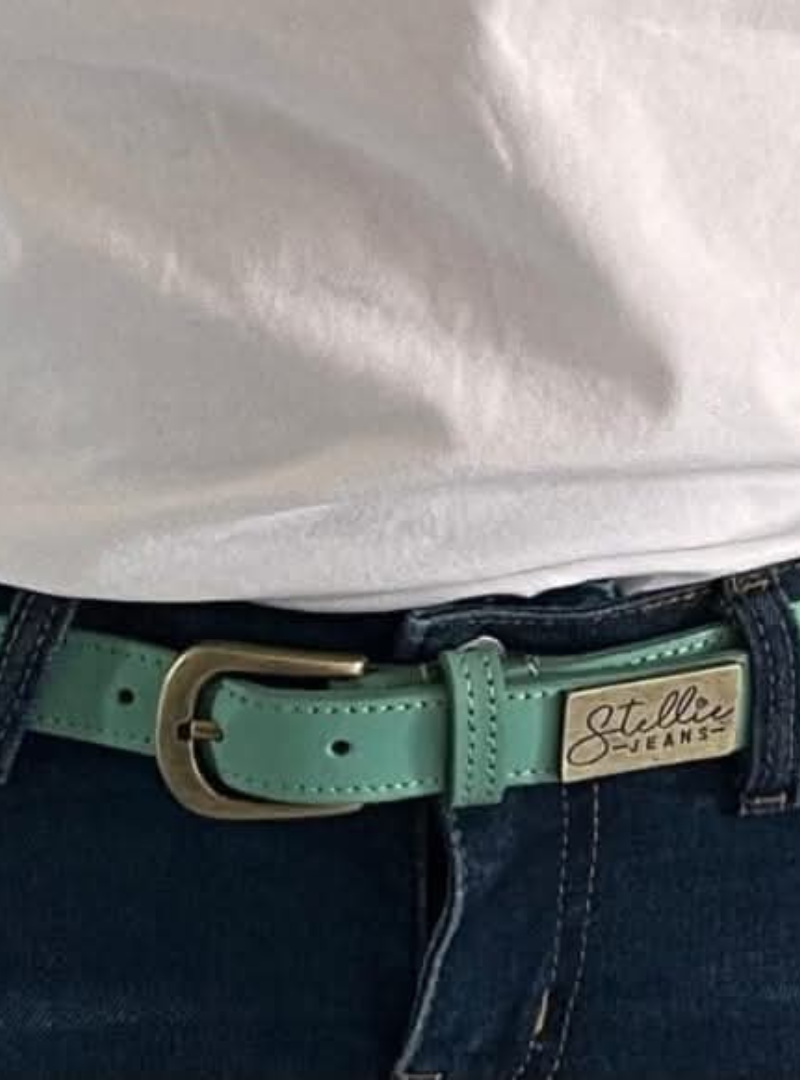 (2de Asem) Stellie Jeans Belt (Mint)