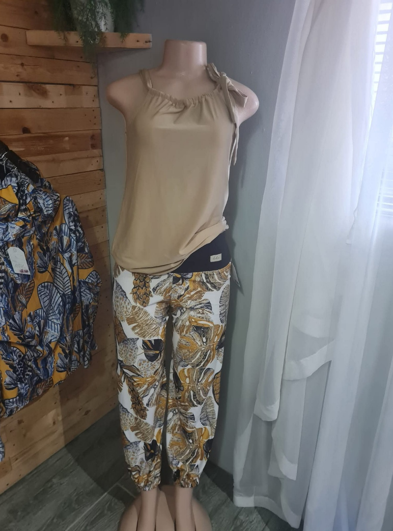 Drawstring Top (Camel/Sand)