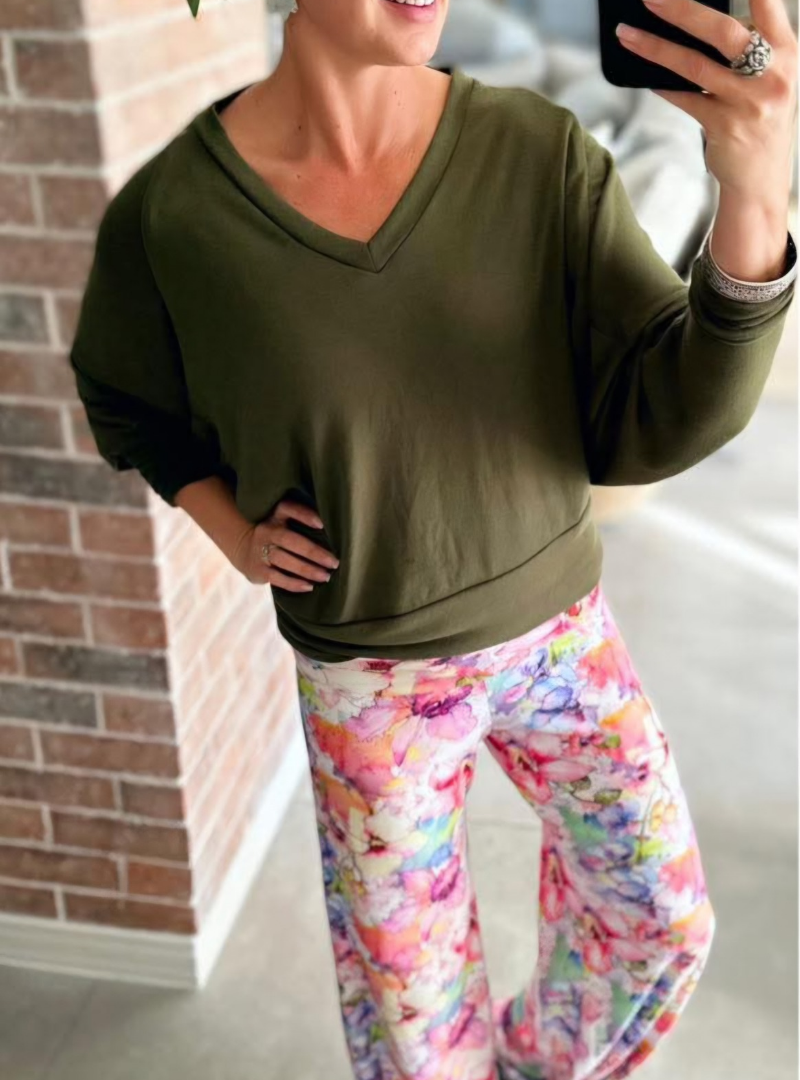 Carmi Top (Olyfgroen)
