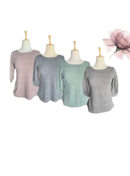 Susan Top Ligte Breistof (Ligpienk)
