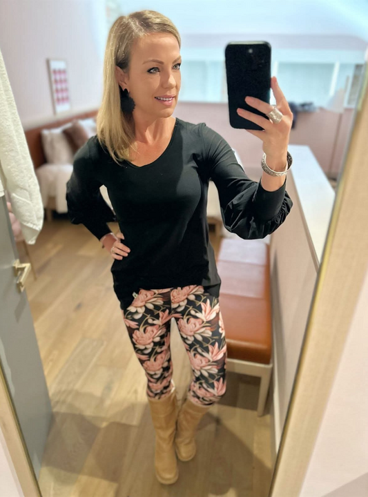 Olga Top (Swart)